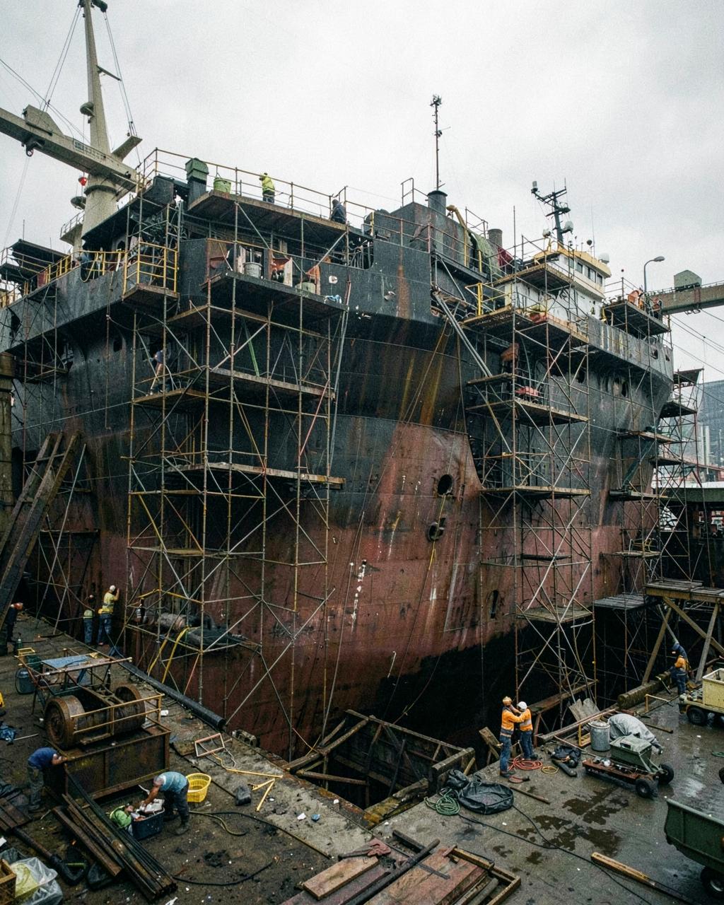 Distretto della cantieristica di Gioia Tauro, Logistica e riparazioni navali
